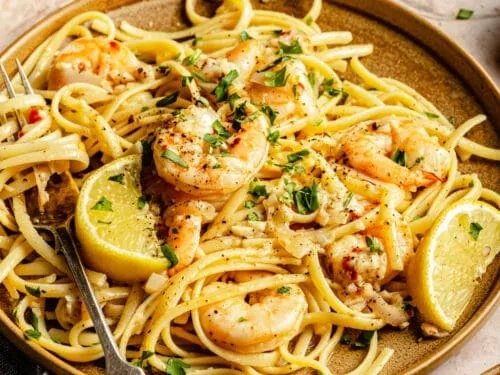 Roasted Shrimp Scampi