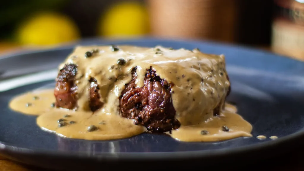 Steak au Poivre Valentine's Day Dinner 