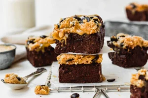 Peanut Butter Bliss High-Protein Brownies