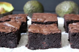 Dark Chocolate Avocado Brownies