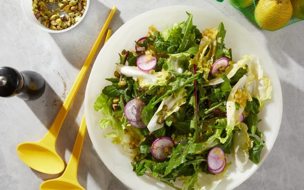 Escarole Salad with Preserved Lemon Vinaigrette